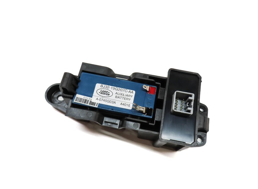 2012 RANGE ROVER EVOQUE (L538) AUX AUXILIARY BATTERY w/ MODULE BRACKET