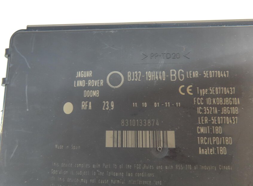 Thumbnail 14: 2012 RANGE ROVER EVOQUE L538 2.0L ENGINE ECM ECM BCM IMMOBILIZER MODULE KEY SET