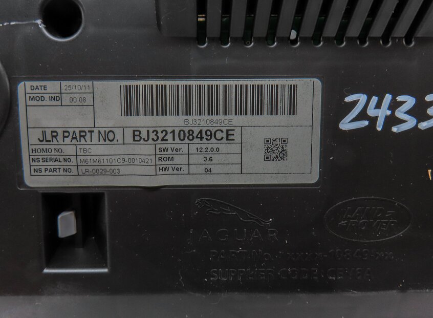 Thumbnail 21: 2012 RANGE ROVER EVOQUE L538 2.0L ENGINE ECM ECM BCM IMMOBILIZER MODULE KEY SET