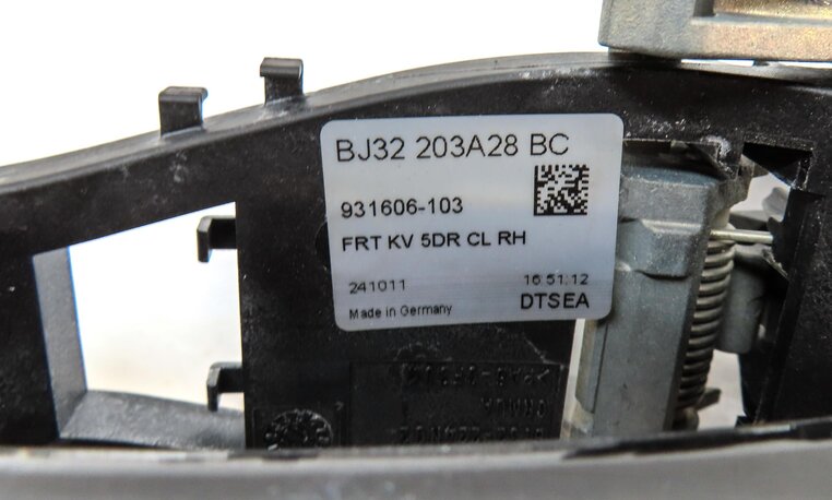 Thumbnail 7: 12-17 RANGE ROVER SPORT EVOQUE (L405 L494) RIGHT FRONT PASSIVE DOOR HANDLE BLACK