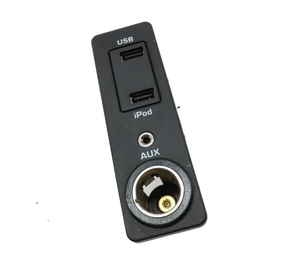 Thumbnail 3: 2012 RANGE ROVER EVOQUE (L538) AUX AUXILIARY AUDIO USB iPOD INTERFACE PLUG 12v