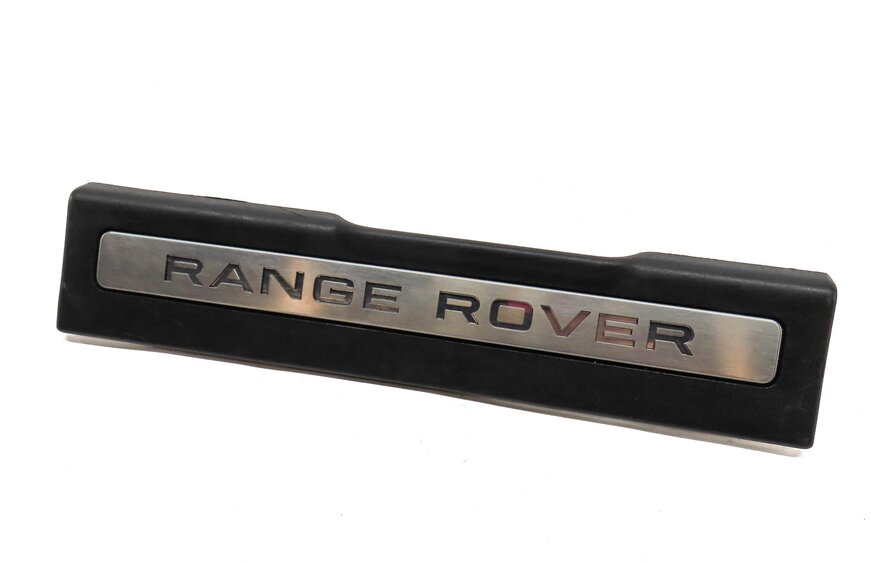 2012 RANGE ROVER EVOQUE (L538) FRONT LEFT DRIVER LIGHTED DOOR SILL SCUFF TRIM