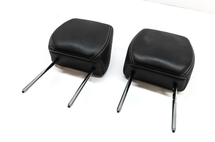 12-19 RANGE ROVER EVOQUE FRONT LEFT RIGHT HEADREST PERFORATED TAURUS EBONY BLACK