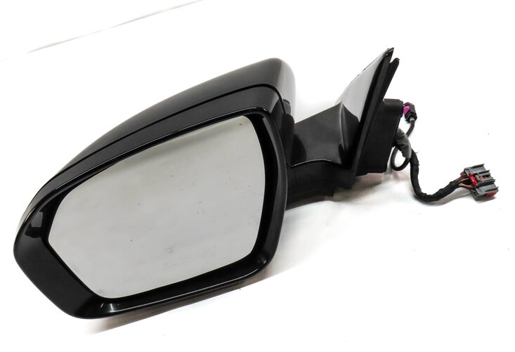 Thumbnail 5: 12-13 RANGE ROVER EVOQUE LEFT DOOR MIRROR P-FOLD HEATED MEMORY CAMERA (BLACK)