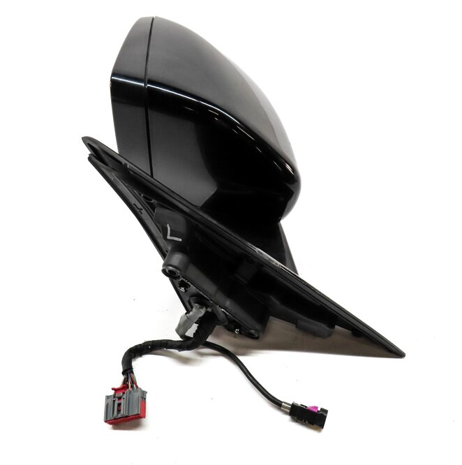 Thumbnail 6: 12-13 RANGE ROVER EVOQUE LEFT DOOR MIRROR P-FOLD HEATED MEMORY CAMERA (BLACK)