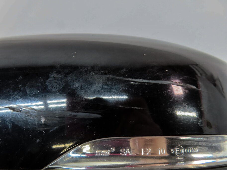 Thumbnail 9: 12-13 RANGE ROVER EVOQUE LEFT DOOR MIRROR P-FOLD HEATED MEMORY CAMERA (BLACK)
