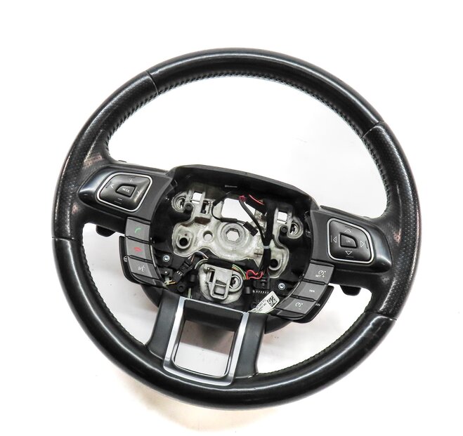 12-19 RANGE ROVER EVOQUE L538 HEATED SPORT STEERING WHEEL w/ SWITCHES & PADDLES