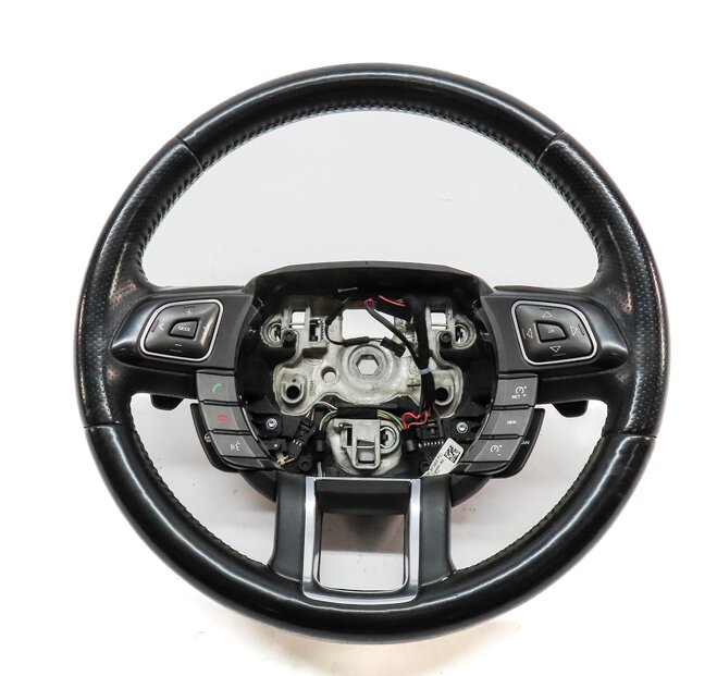 Thumbnail 2: 12-19 RANGE ROVER EVOQUE L538 HEATED SPORT STEERING WHEEL w/ SWITCHES & PADDLES