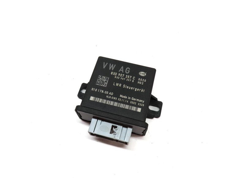 2015 AUDI Q3 (8U) HEADLIGHT HEAD LIGHT LAMP RANGE CONTROL MODULE 8X0907357C