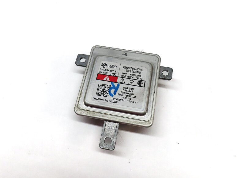 2015 AUDI Q3 (8U) FRONT RIGHT PASSENGER HEADLIGHT HEAD LIGHT LAMP BALLAST