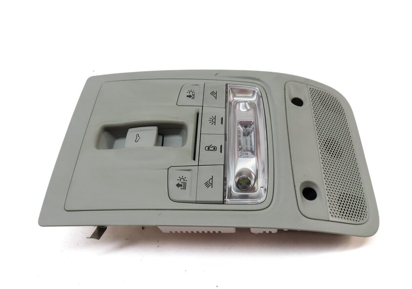 Thumbnail 4: 2015 AUDI Q3 (8U) FRONT CENTER ROOF PRIMARY DOMELIGHT DOME LIGHT LAMP (GREY)
