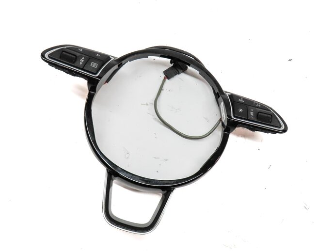 2015 AUDI Q3 (8U) STEERING WHEEL TRIM w/ LEFT & RIGHT SWITCH BUTTON SET 2