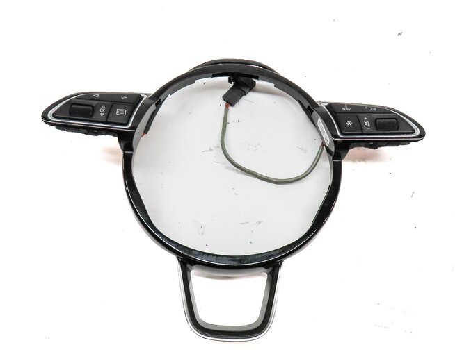 Thumbnail 2: 2015 AUDI Q3 (8U) STEERING WHEEL TRIM w/ LEFT & RIGHT SWITCH BUTTON SET 2