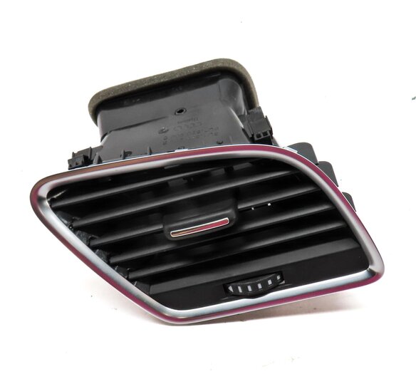 Thumbnail 2: 2015 AUDI Q3 8U FRONT RIGHT PASSENGER DASH HVAC A/C HEATER AIR VENT BLACK SILVER