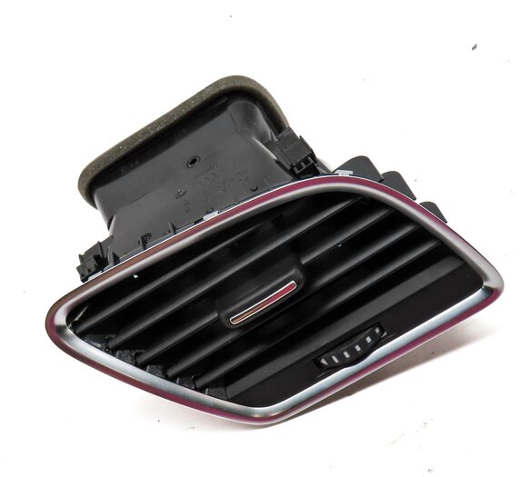 Thumbnail 3: 2015 AUDI Q3 8U FRONT RIGHT PASSENGER DASH HVAC A/C HEATER AIR VENT BLACK SILVER