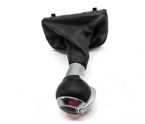 Thumbnail 4: 2015 AUDI Q3 8U AUTO AUTOMATIC SHIFTER KNOB HANDLE & SHIFT BOOT (BLACK & SILVER)