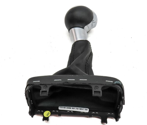 Thumbnail 5: 2015 AUDI Q3 8U AUTO AUTOMATIC SHIFTER KNOB HANDLE & SHIFT BOOT (BLACK & SILVER)