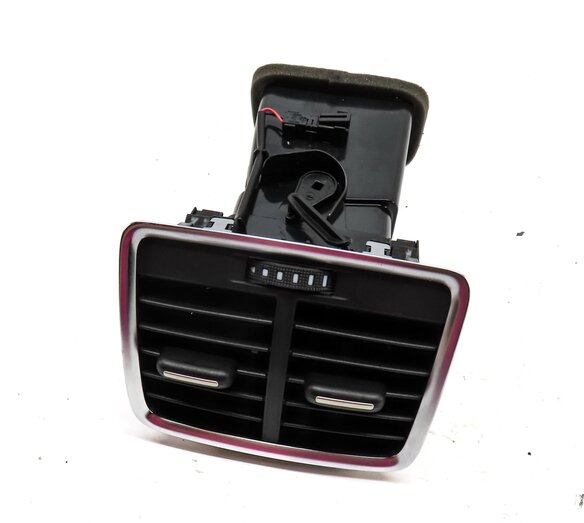 2015 AUDI Q3 (8U) REAR CENTER CONSOLE HVAC A/C HEATER AIR VENT (BLACK & SILVER)