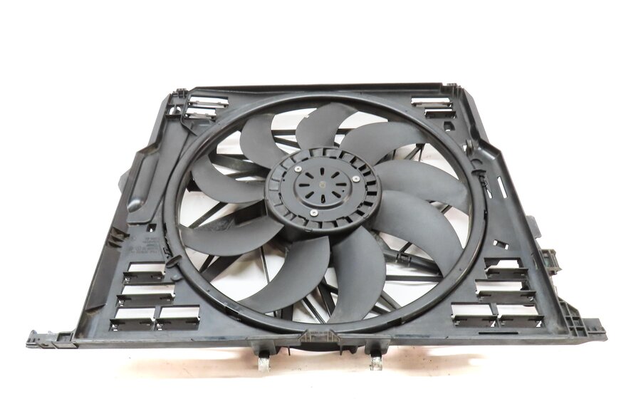 Thumbnail 4: 10-18 BMW 550i 550iGT 650i 750i (F01 F06 F10) 850w RADIATOR COOLING FAN & SHROUD