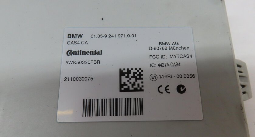 Thumbnail 7: 09-13 BMW 550i 650i 750i (F01 F06 F10) 4.4TT N63 ENGINE DME CAS4 MODULE KEY SET