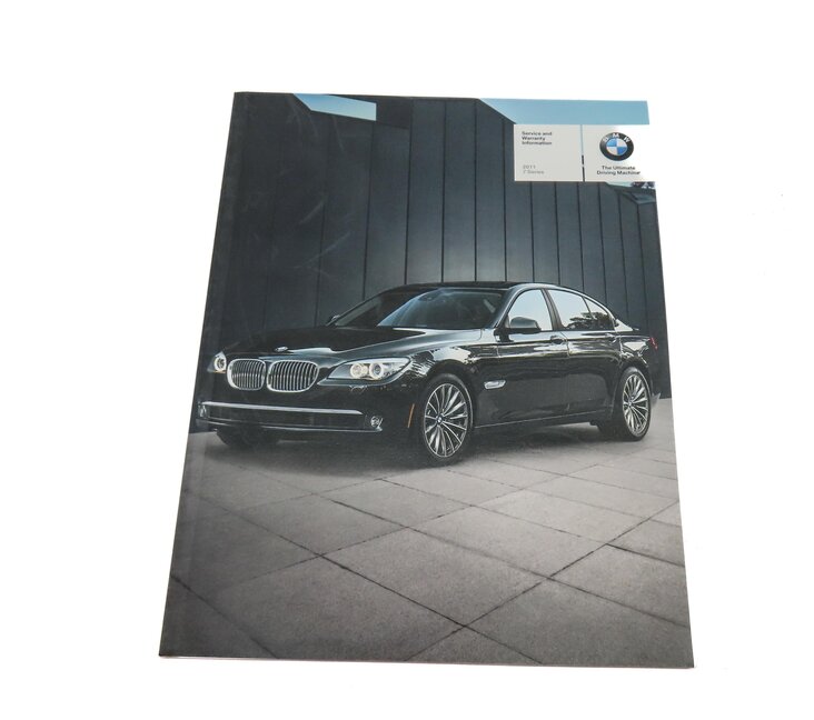 Thumbnail 7: 2011 BMW 750i (F01) OWNERS MANUAL BOOKLET SET 6 w/ CARRYING CASE (BLACK)