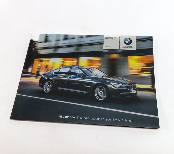 Thumbnail 8: 2011 BMW 750i (F01) OWNERS MANUAL BOOKLET SET 6 w/ CARRYING CASE (BLACK)