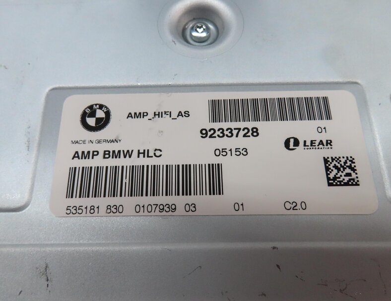 Thumbnail 5: 2010-2011 BMW 535iGT 550iGT ALPINA (F01 F02 F07) STEREO AUDIO AMPLIFIER