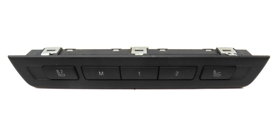 Thumbnail 4: 2011 BMW 750i (F01) FRONT LEFT DRIVER SEAT ADJUST SWITCH w/ MASSAGE (BLACK)