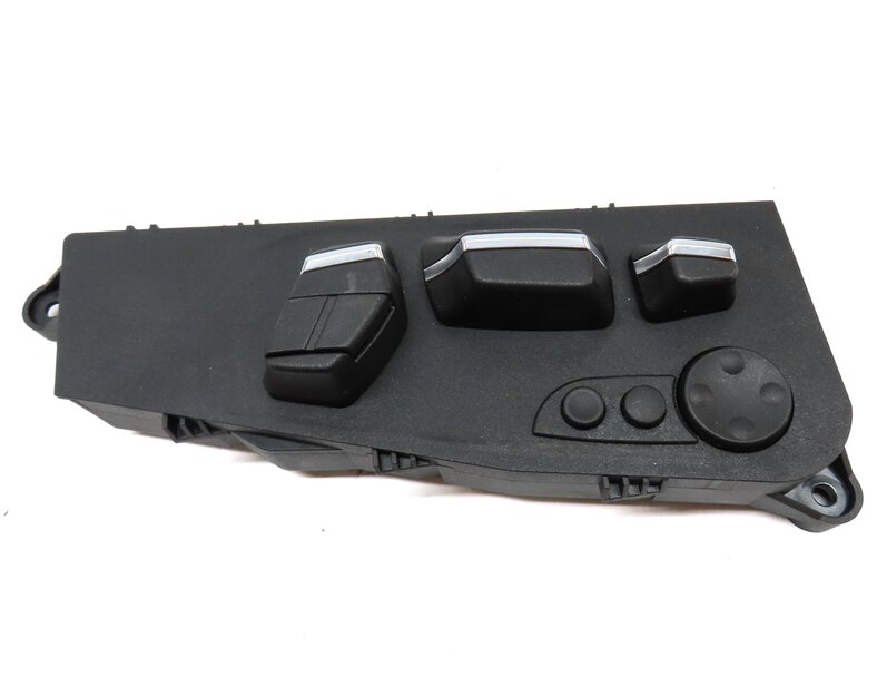 Thumbnail 8: 2011 BMW 750i (F01) FRONT LEFT DRIVER SEAT ADJUST SWITCH w/ MASSAGE (BLACK)