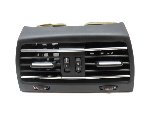 Thumbnail 2: 2011 BMW 750i (F01) REAR CENTER CONSOLE HVAC A/C HEATER AIR VENT (BLACK) 9118249