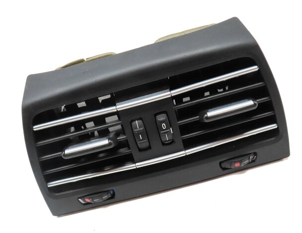 Thumbnail 3: 2011 BMW 750i (F01) REAR CENTER CONSOLE HVAC A/C HEATER AIR VENT (BLACK) 9118249