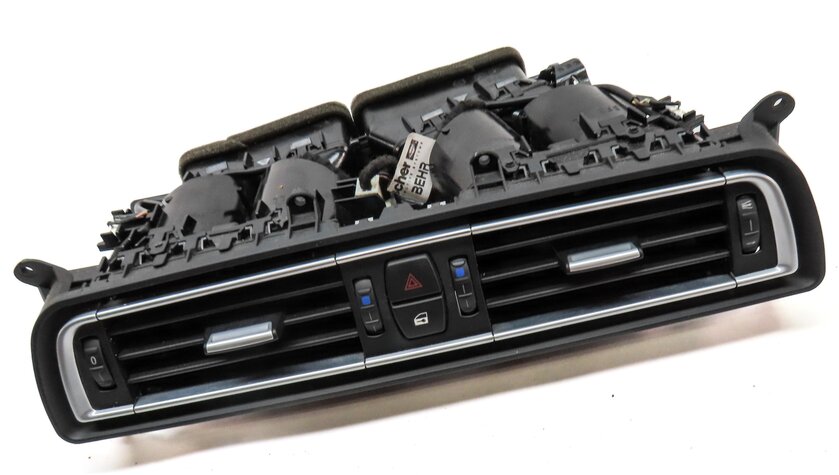 Thumbnail 3: 2011 BMW 750i (F01) FRONT CENTER DASH HVAC A/C HEATER AIR VENT (BLACK) 9115859