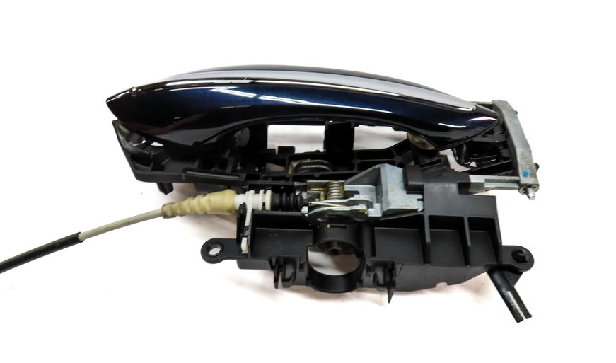 Thumbnail 4: 09-19 BMW 5 6 7 SERIES (F01 F07 F10 F12) RIGHT FRONT COMFORT DOOR HANDLE (BLUE)