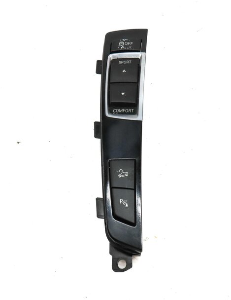 Thumbnail 2: 2011 BMW 750i (F01) TERRAIN TRACTION CONTROL SWITCH BUTTON PANEL 61319201486