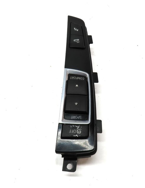 Thumbnail 4: 2011 BMW 750i (F01) TERRAIN TRACTION CONTROL SWITCH BUTTON PANEL 61319201486