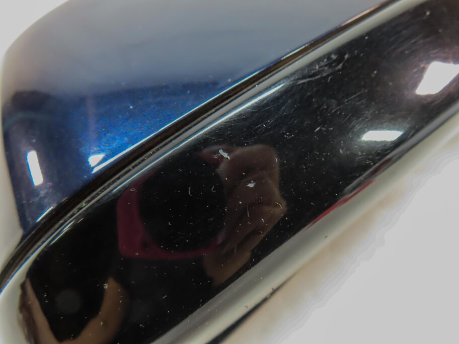 Thumbnail 7: 2009-2012 BMW 740i 750i 760i (F01) RIGHT P-FOLD DIM HEAT MEM DOOR MIRROR (BLUE)