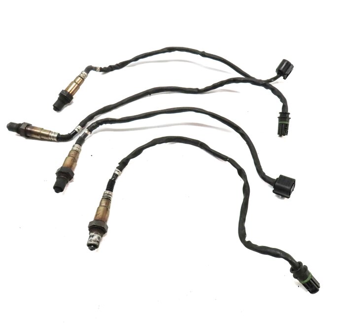 Thumbnail 2: 2011 BMW 750i (F01) 4.4L N63 TURBO ENGINE PRE POST CAT O2 OXYGEN SENSOR SET 4