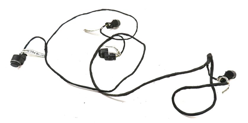 2011 BMW 750i (F01) REAR PARK ASSIST PDC SENSOR SET4 (BLUE) w/ WIRE HARNESS