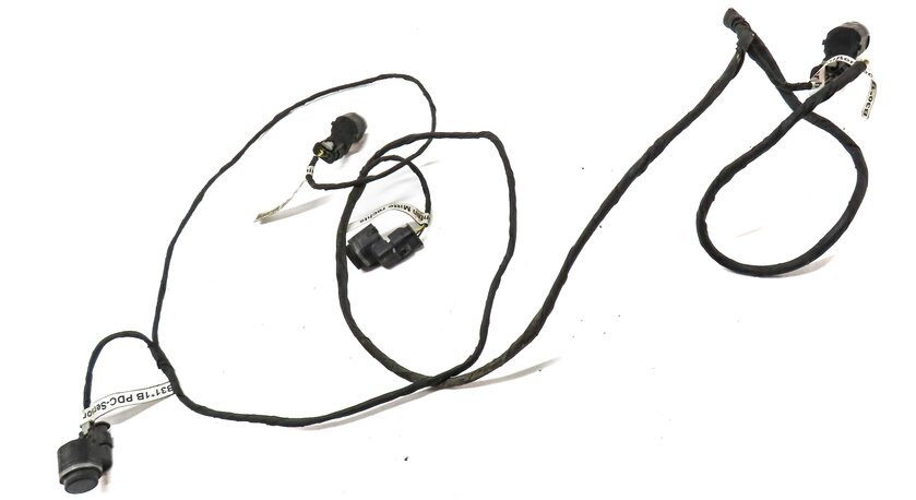 Thumbnail 3: 2011 BMW 750i (F01) REAR PARK ASSIST PDC SENSOR SET4 (BLUE) w/ WIRE HARNESS