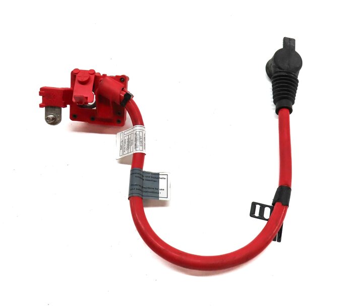 Thumbnail 2: 2011 BMW 750i (F01) POSITIVE BATTERY CABLE w/ TERMINAL (RED) 61129217033