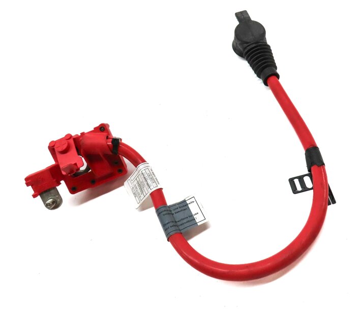 Thumbnail 3: 2011 BMW 750i (F01) POSITIVE BATTERY CABLE w/ TERMINAL (RED) 61129217033