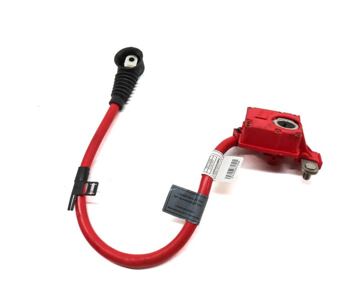 Thumbnail 4: 2011 BMW 750i (F01) POSITIVE BATTERY CABLE w/ TERMINAL (RED) 61129217033