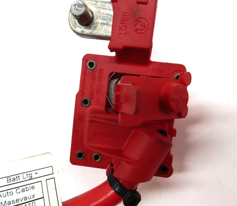 Thumbnail 7: 2011 BMW 750i (F01) POSITIVE BATTERY CABLE w/ TERMINAL (RED) 61129217033