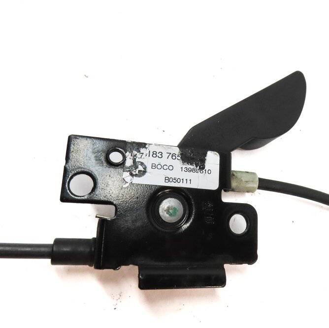 Thumbnail 11: 2011 BMW 750i (F01) HOOD LEFT & RIGHT SAFETY CATCH HOOK SET2 w/ RELEASE LEVER