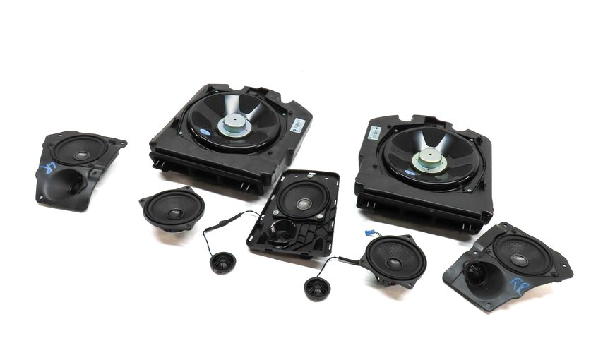 2011 BMW 750i (F01) DOOR DASH DECK RADIO WOOFER MIDRANGE TWEETER SPEAKER SET9