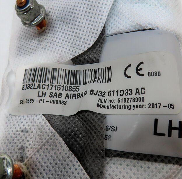 Thumbnail 5: 12-19 DISCOVERY SPORT EVOQUE (L538 L550) LEFT FRONT DRIVER SEAT AIRBAG AIR BAG