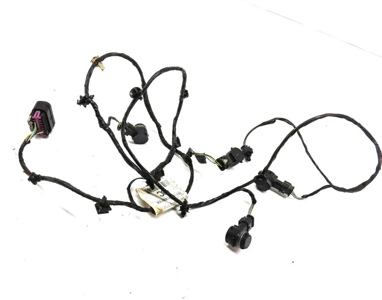 Thumbnail 1: 2017 DISCOVERY SPORT L550 REAR PARK ASSIST PDC SENSOR SET4 BLACK & WIRE HARNESS