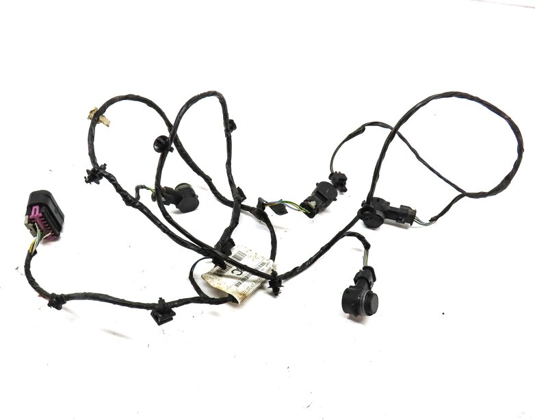 Thumbnail 2: 2017 DISCOVERY SPORT L550 REAR PARK ASSIST PDC SENSOR SET4 BLACK & WIRE HARNESS