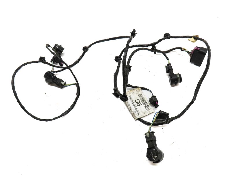 Thumbnail 4: 2017 DISCOVERY SPORT L550 REAR PARK ASSIST PDC SENSOR SET4 BLACK & WIRE HARNESS