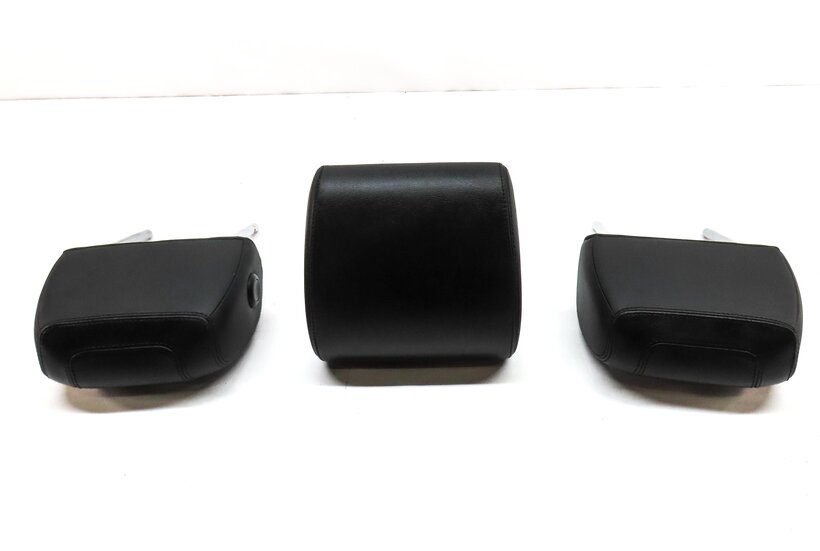 Thumbnail 5: 15-19 LAND ROVER DISCOVERY SPORT L550 REAR LEFT RIGHT CENTER HEADREST SET3 BLACK